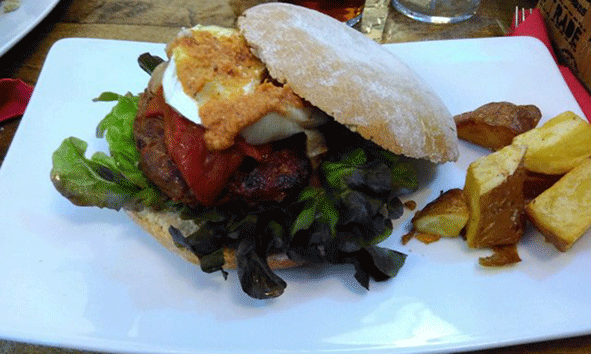 Hamburguesa Payesa en en Vinyl, Ibiza