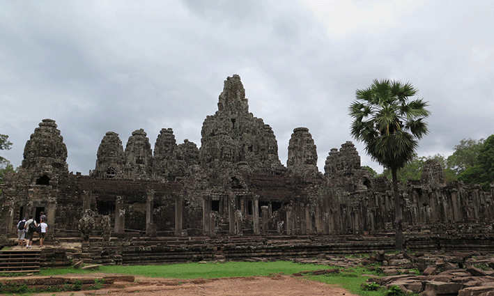 "El templo de las mil caras", asíes como se conoce al imponente Bayon