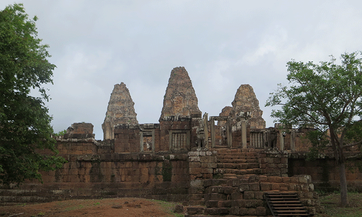 El paso del tiempo es más evidente en el templo de East Mebon