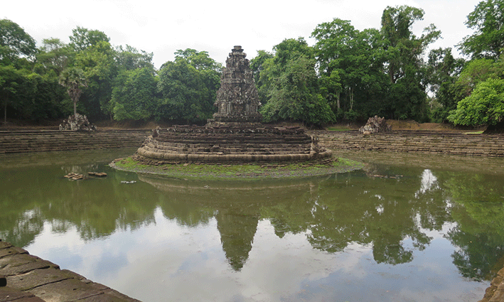 Se creía que agua de Neak Pean tenía propiedades curativas